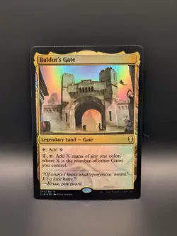 MTG - Baldur's Gate - FOIL - Legendary Land (Gate) - CLB #345 - Rare - Image 1