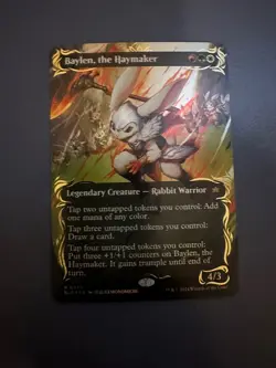Baylen, the Haymaker (Borderless) (Raised Foil) Bloomburrow Foil - Image 1