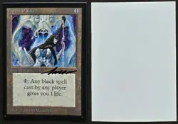 SIGNED MtG Magic Anson Maddocks _ Beta CE _ Artist Proof _ THRONE OF BONE _1/50! - Image 1