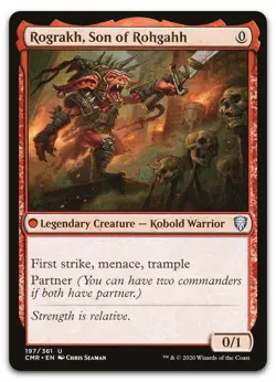 Rograkh, Son of Rohgahh #197 (NM) Commander Legends CMR Magic MTG - Image 1