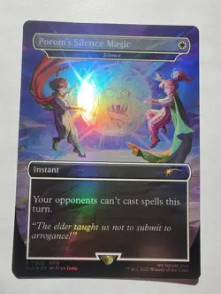 Porom's Silence Magic - Silence (Rainbow Foil) Secret Lair Drop Foil - Image 1
