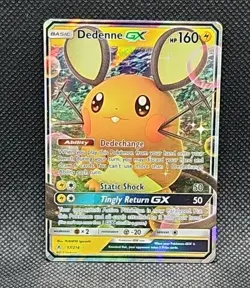 Dedenne GX 57/214 SM - Unbroken Bonds Pokemon TCG NM - Image 1