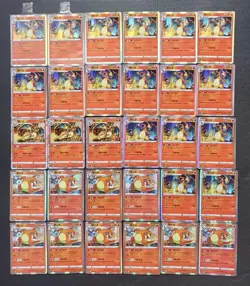 30*Lot Pokemon TCG S-Chinese All Holo with 3 different Charizard 2023/2024 JD90 - Image 1