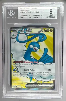 3385 Altaria ex 2023 Pokemon Scarlet Violet Paradox Rift #232 BGS 9 - Image 1