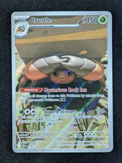 2025 Pokemon CRUSTLE #186/182 Destined Rivals Illustration Rare English - Image 1