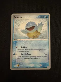 Pokemon Squirtle 83/112 50HP Basic World Championship Decks 2006 2004 - Image 1
