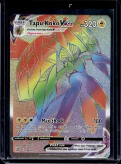 2021 Pokemon SWSH Battle Styles Tapu Koko VM #166/163 - Image 1