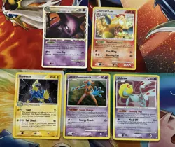 Vintage Pokemon Card Lot Holo Fire Charizard Espeon Deoxys - Image 1
