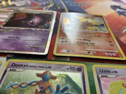 Vintage Pokemon Card Lot Holo Fire Charizard Espeon Deoxys - Image 3