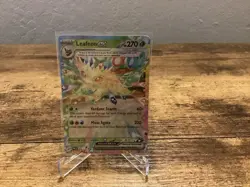 Pokemon TCG Leafeon EX 006/131 Prismatic Evolutions Full Art Holo Rare 270 HP - Image 1