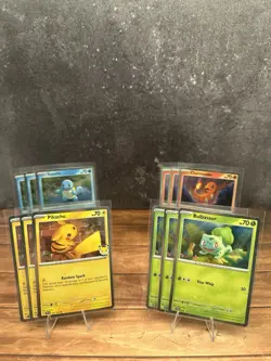 Pikachu Pokemon Day 2026 051/162 Holo (3x) Bulbasaur | Charmandar | Squirtle LOT - Image 1