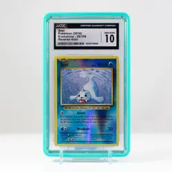 Pokemon Seel Reverse Holo 28/108 XY Evolutions - CGC 10 GEM MINT - Image 1