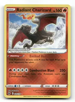 Radiant Charizard 020/159 - Crown Zenith - Pokemon Card NM/M - Image 1