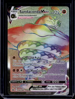 2021 Pokemon SWSH Chilling Reign Sandaconda VMAX #206/198 - Image 1