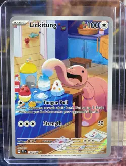 Pokemon Lickitung Illustration Rare Temporal Forces 180/162 - Image 1