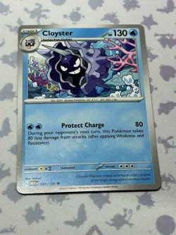 Cloyster 91/165 Scarlet & Violet 151 Uncommon Pokemon TCG 2023 - Image 1