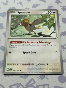 Pokemon Scarlet & Violet 151 - Spearow 21/165 Common - Image 1