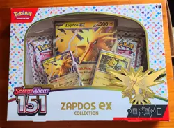 151 Zapdos ex Collection Box Sealed - NEW⚡Pokemon TCG Scarlet & Violet - Image 1