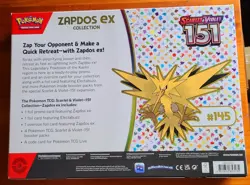 151 Zapdos ex Collection Box Sealed - NEW⚡Pokemon TCG Scarlet & Violet - Image 2