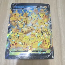 Pokemon Pikachu V-Union SWSH141 Sword & Shield Oversized Promo Holo Card - Image 1