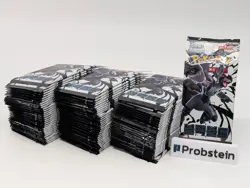 Lot of (100) 2025 Pokemon Korean SV11B Black Bolt Booster Pack Sealed - Image 1