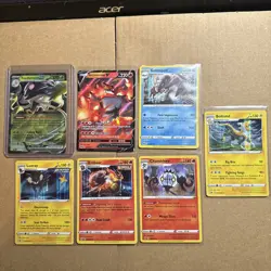 Pokemon Card Lot - Toedscruel Ex Incineroar V Luxray Emboar And Others - Image 1