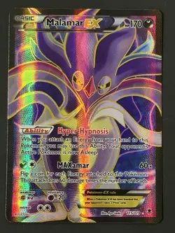 Pokemon Malamar EX 115/119 Full Art Card Phantom Forces NM - Image 1