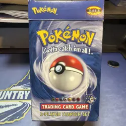 Wizards of the Coast Pokemon Cards Original Base Deck Starter Set Empty Box Only 742818060479 - Image 1