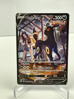 Pokemon TCG Umbreon V TG22/TG30 Brilliant Stars Trainer Gallery Beautiful Card - Image 1