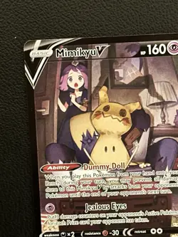 2022 Pokemon Mimikyu V TG16/TG30 Brilliant Stars #TG16 - Image 2