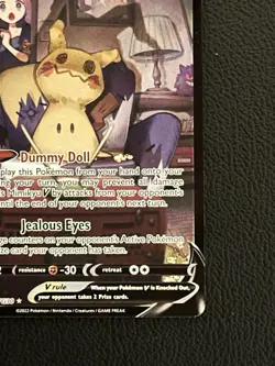 2022 Pokemon Mimikyu V TG16/TG30 Brilliant Stars #TG16 - Image 4