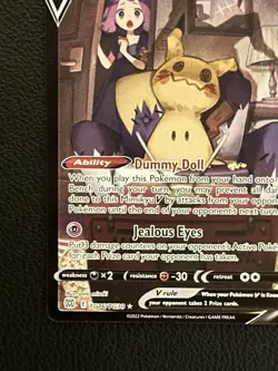 2022 Pokemon Mimikyu V TG16/TG30 Brilliant Stars #TG16 - Image 5