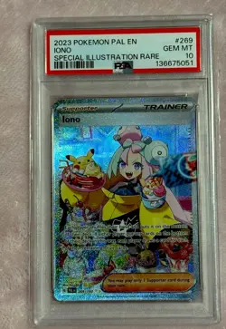 💎2023 POKEMON PAL EN-PALDEA EVOLVED SPECIAL ILLUSTRATION RARE #269 IONO PSA 10 - Image 3