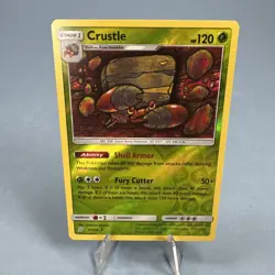 Crustle Rare Reverse Holo NM - Unified Minds 11/236 MP Pokemon TCG - Image 1