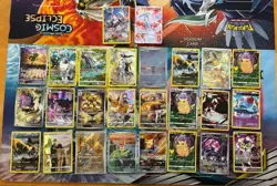 Pokemon Card Lot Full Art Alt Art Fire Arceus Charizard Eevee Palkia 26 Cards - Image 1