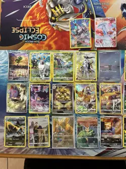 Pokemon Card Lot Full Art Alt Art Fire Arceus Charizard Eevee Palkia 26 Cards - Image 3
