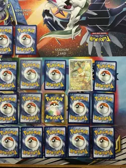 Pokemon Card Lot Full Art Alt Art Fire Arceus Charizard Eevee Palkia 26 Cards - Image 4