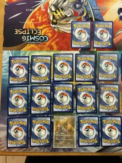 Pokemon Card Lot Full Art Alt Art Fire Arceus Charizard Eevee Palkia 26 Cards - Image 5