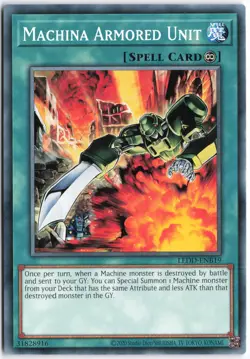 Yugioh - Machina Armored Unit LEDD-ENB19 Unlimited - Legendary Dragon Decks (202 - Image 1