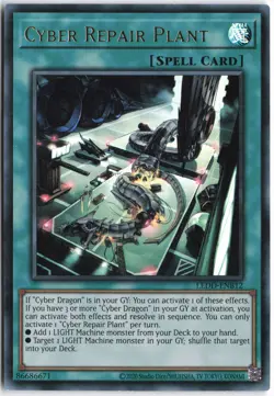 Yugioh - Cyber Repair Plant (UR) LEDD-ENB12 Unlimited - Legendary Dragon Decks ( - Image 1