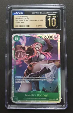 Jewelry Bonney OP07-026 SR - English One Piece TCG CGC 10 - Image 1