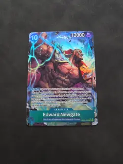 Edward Newgate OP08-043 Alt Art Two Legends One Piece English NM - Image 1