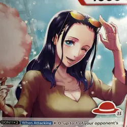 One Piece Card, Nico Robin ST21-010 C, Red straw hat logo 11, Tag Nami, Vivi SP - Image 5