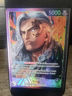 One Piece TCG King Leader Alt Art OP08-057 Two Legends English - Image 1