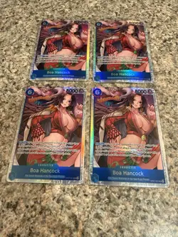 4x Boa Hancock OP07-051 SR - One Piece TCG 500 Years In The Future - Playset - Image 1