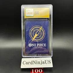 CGC 10 PRISTINE Nami Parallel OP01-016 R 25th Edition ONE PIECE Card Game 100 - Image 2