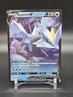 Pokemon Card Kyurem V Ultra Rare SWSH11: Lost Origin 048/196 NM - Image 1
