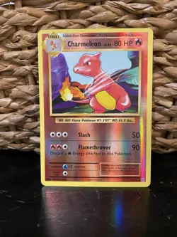 Pokemon TCG Charmeleon Evolutions 10/108 Reverse Holo Uncommon Card - Image 1