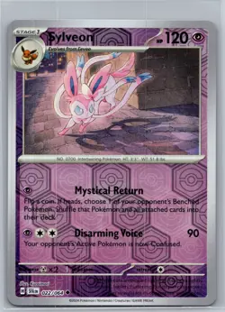 Sylveon 022/064 Reverse Holo SFA Shrouded Fable Pokemon Card NM - Image 1