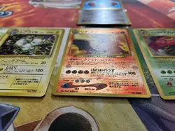 Vintage Pokemon Card Lot WOTC Holo Fire Charizard Scizor - Image 3